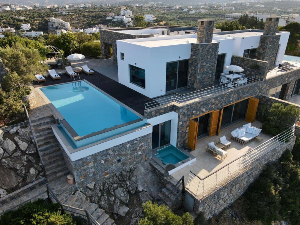 Villa Aiolos: Above The Sea, Within Agios Nikolaos Extérieur photo