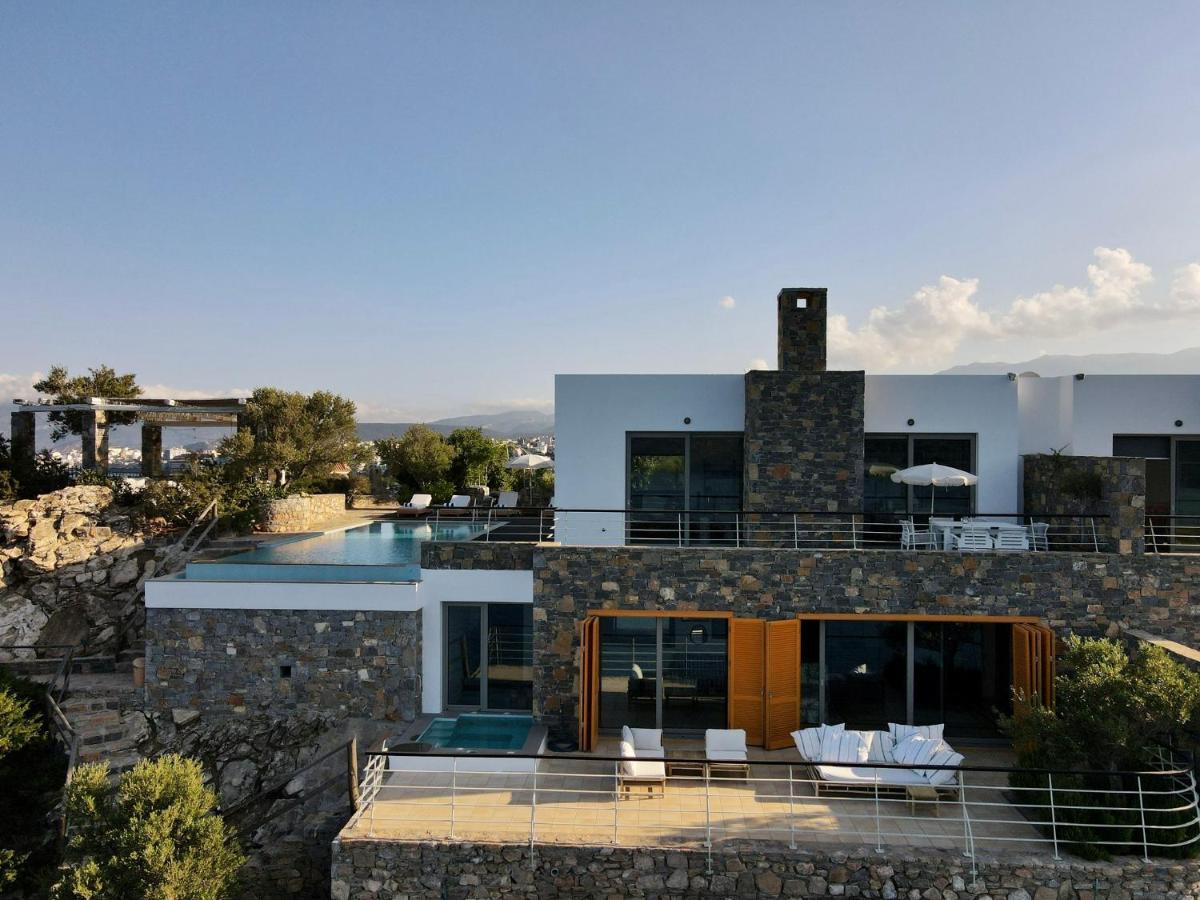 Villa Aiolos: Above The Sea, Within Agios Nikolaos Extérieur photo