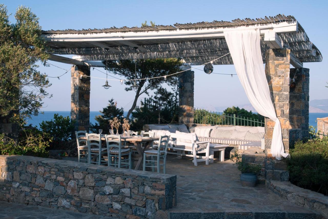 Villa Aiolos: Above The Sea, Within Agios Nikolaos Extérieur photo