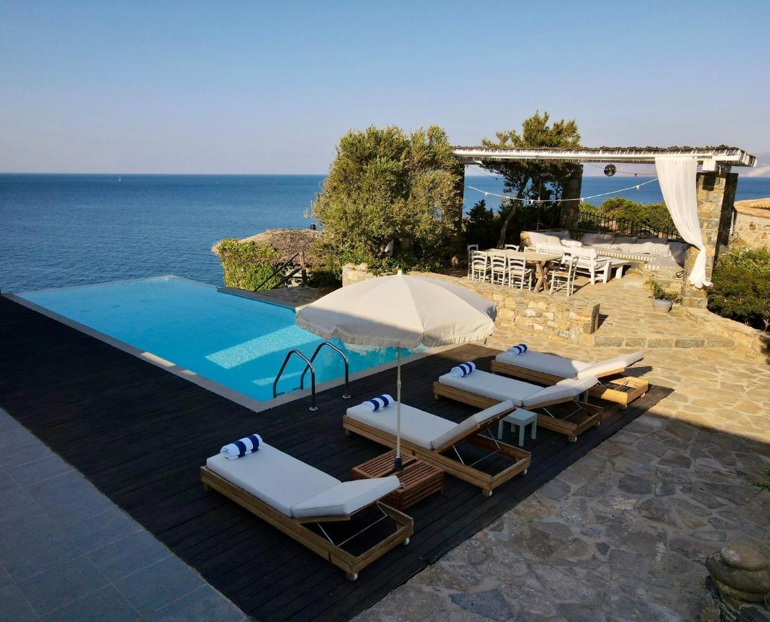 Villa Aiolos: Above The Sea, Within Agios Nikolaos Extérieur photo